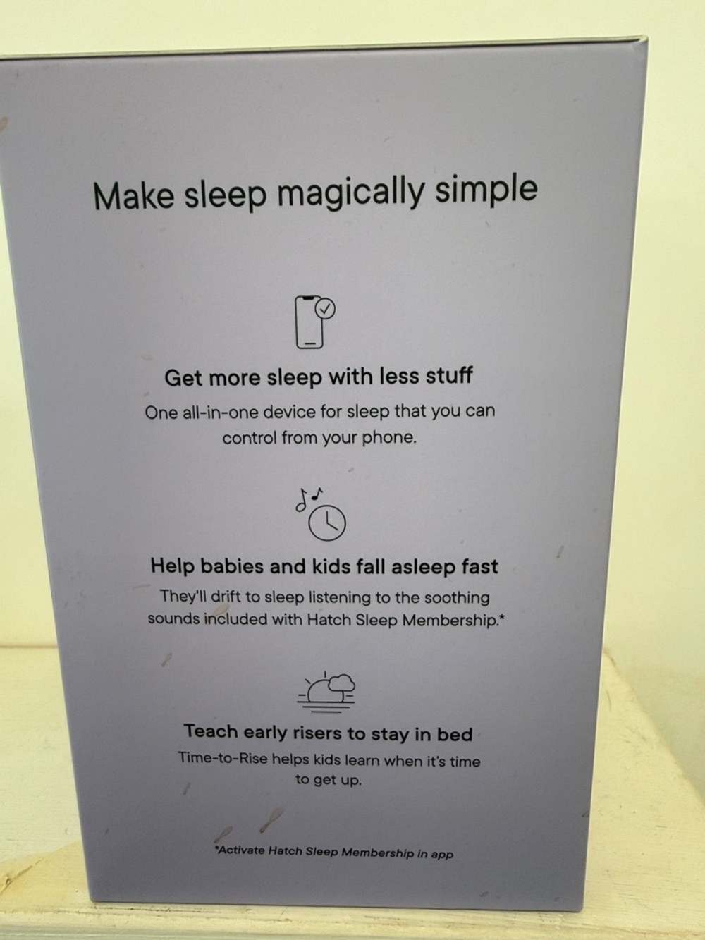 Hatch Rest 2nd Gen Smart Sleep Assistant - Pink & Pale Yellow - Picture 4 of 4